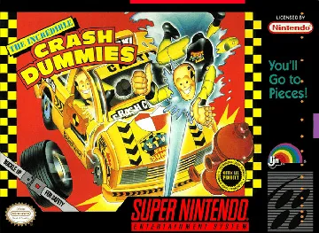 Incredible Crash Dummies, The (USA) (Beta) box cover front